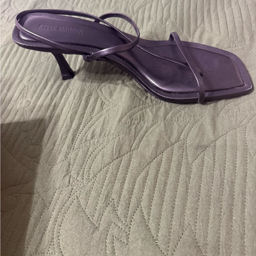 Steve Madden Black Strappy Heels